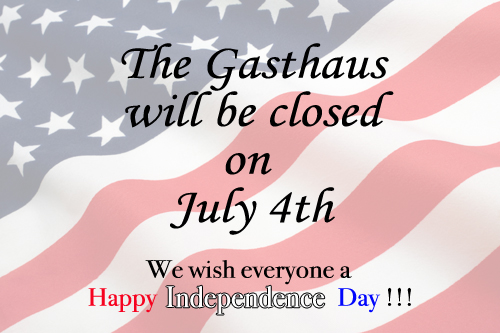 closed on 4th of July